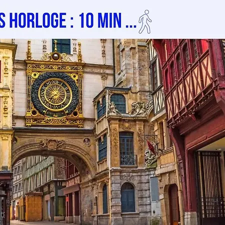 Proche Gare 5 Pers Appartamento Rouen